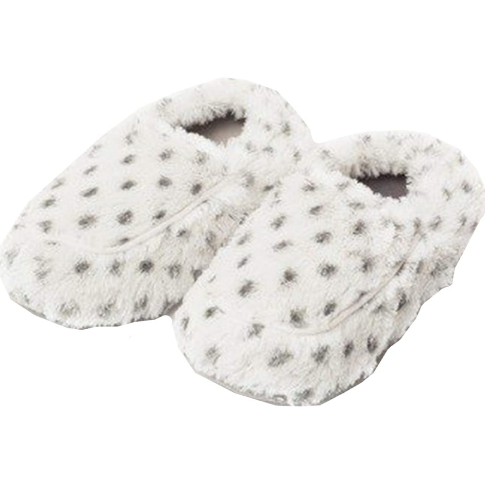 Warmies Snowy Slippers Warms in The Microwave Scented with Real French L…